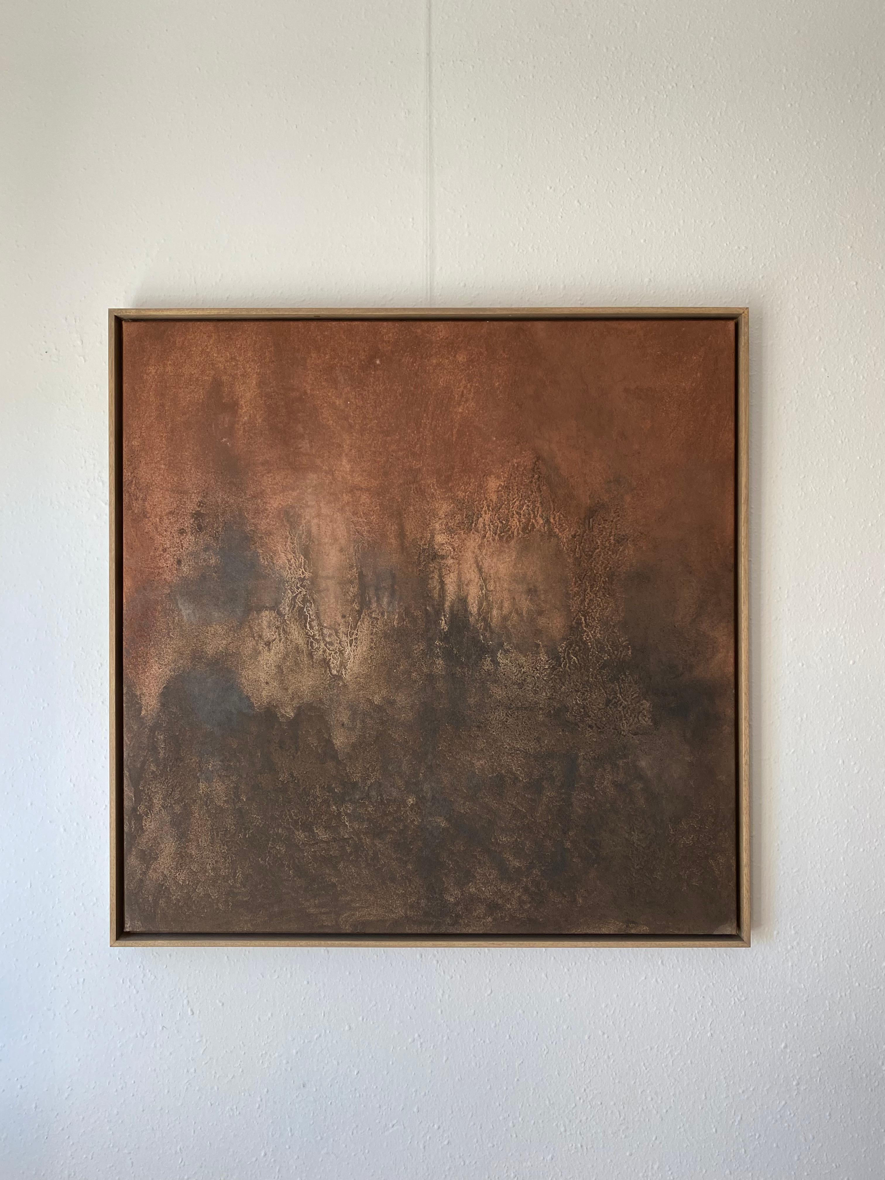 ABSTRACT Painting Brown colors Spanish Artist Nuria Oliva 2023 For Sale 5