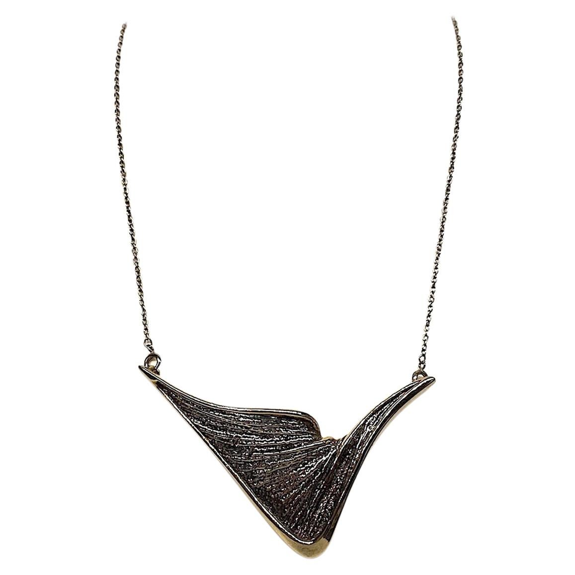 Nurit & Shoshana, broche/ collier pendentif de style moderniste abstrait
