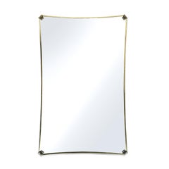 Nurre Brass Framed Wall Mirror