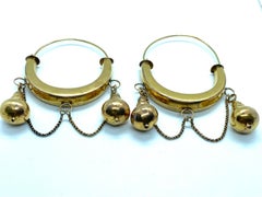 Hystorical "Nurse" earrings with sound pendants