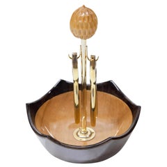 Retro Nut Bowl by Aldo Tura, Milano, 1968