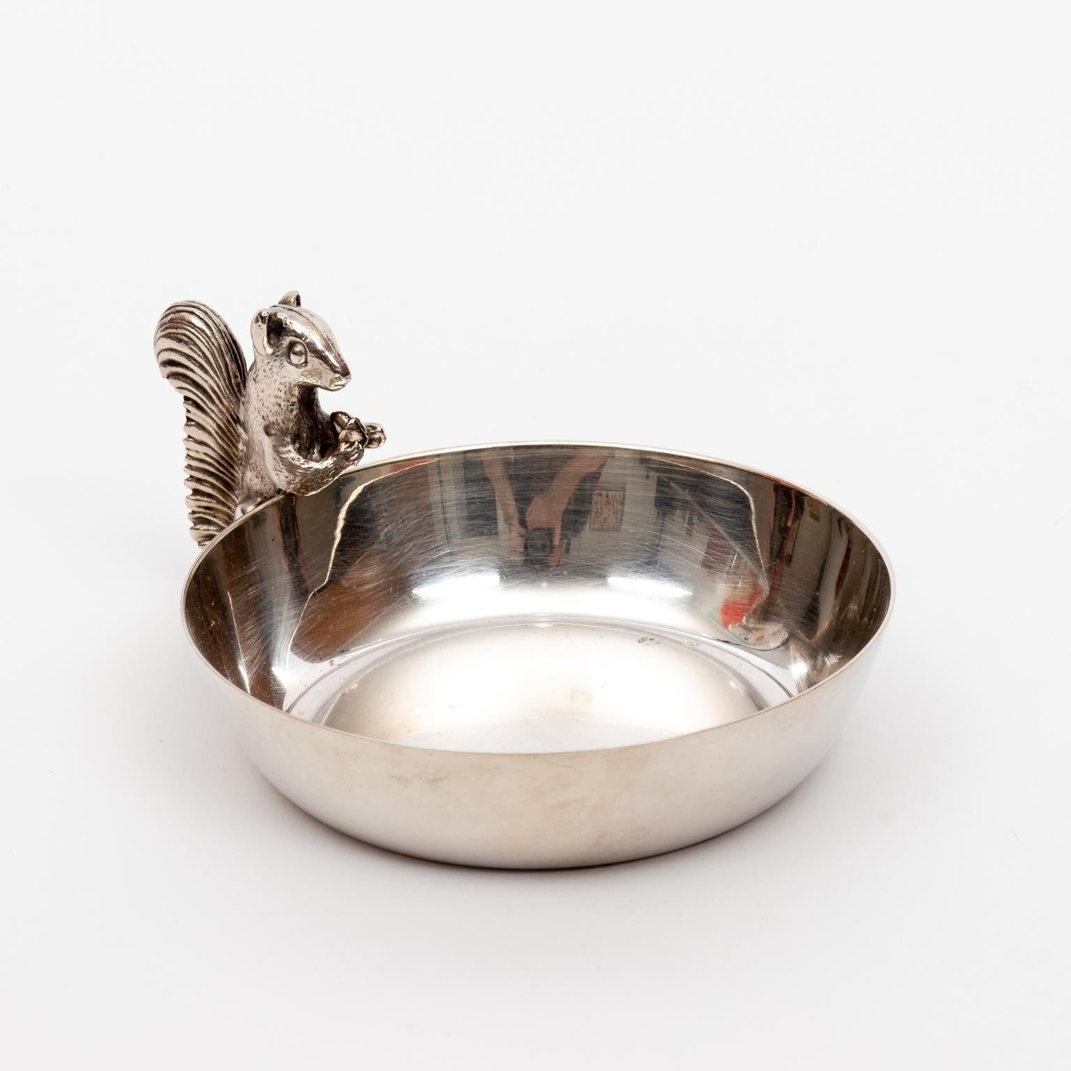 Silver Plate Nut Dish