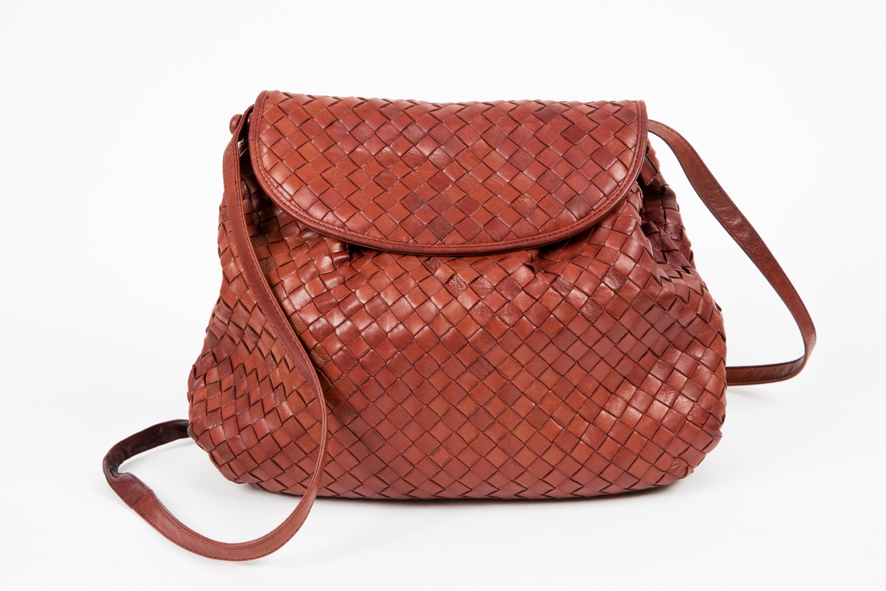 Nut Leather Intrecciato Bottega Veneta Shoulder Bag 3