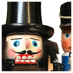 Nutcracker in black uniform
