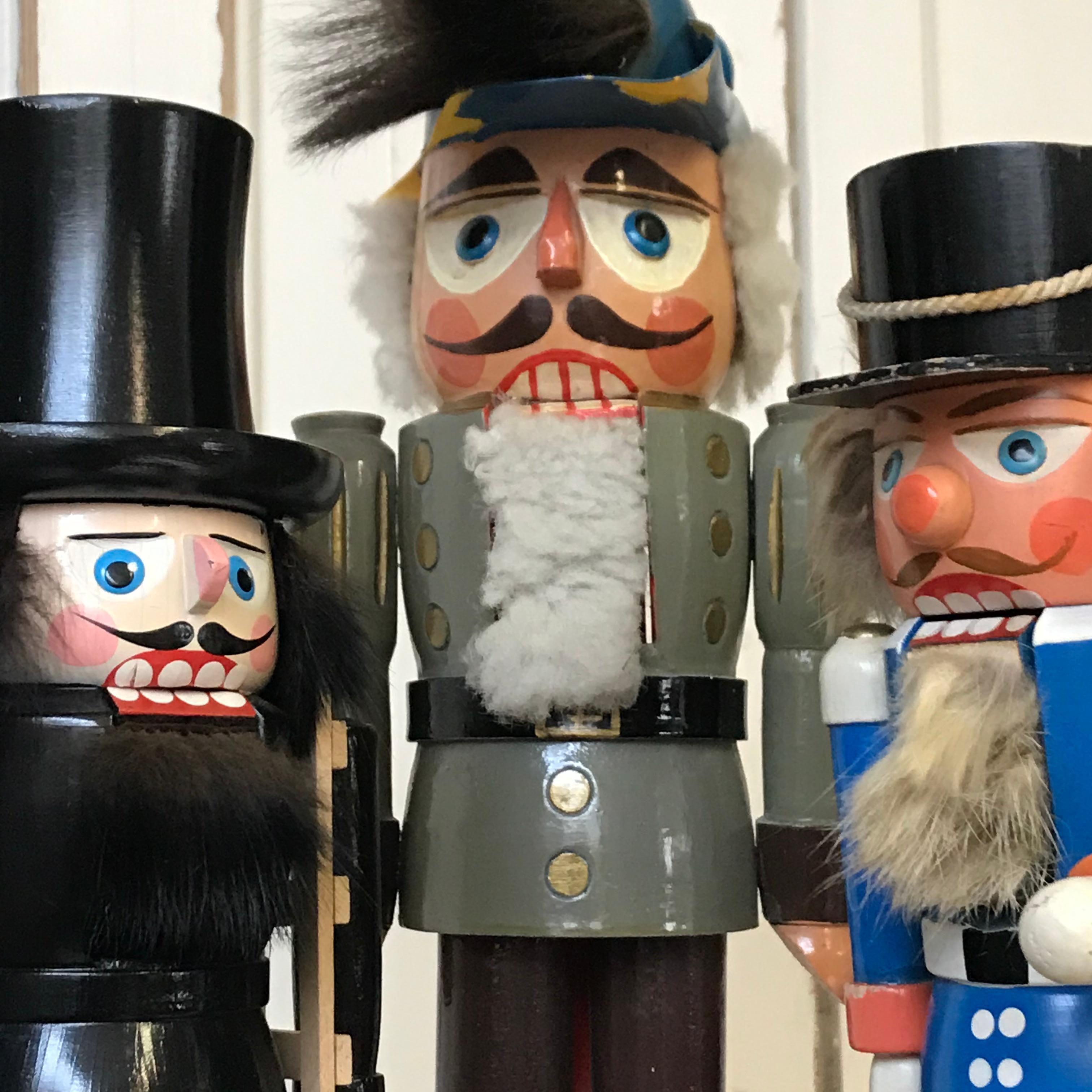 20th Century Nutcracker in grey uniform For Sale