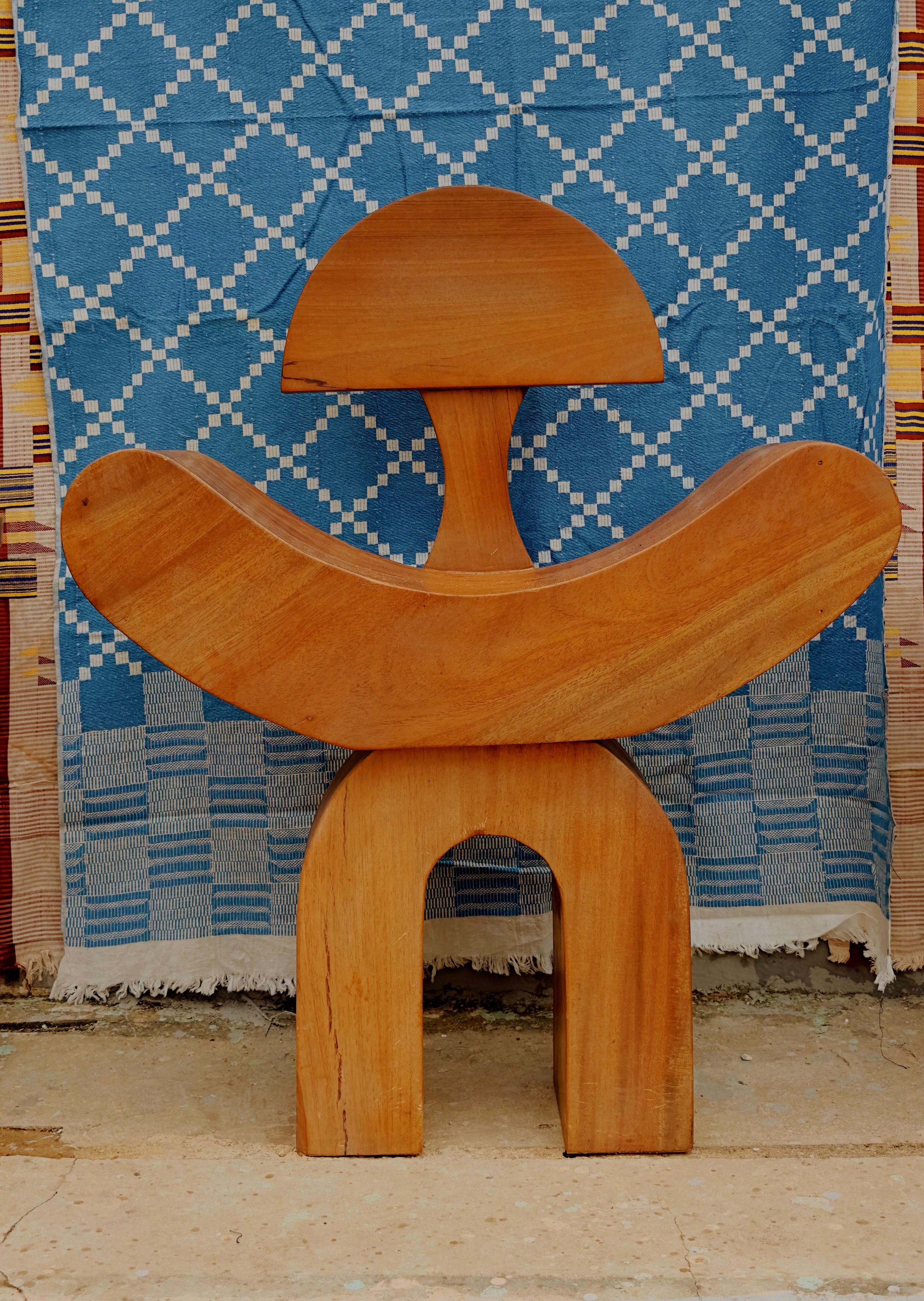 Nuture Stool by Ella Bulley
Limited Edition Of 15 Pieces
Dimensions: D 40 x W 90 x H 76 cm.
Materials: Walnut and red wood.

Ella Bulley is a Material Design Studio based in London, creating work that frequently crosses the realms of textiles,