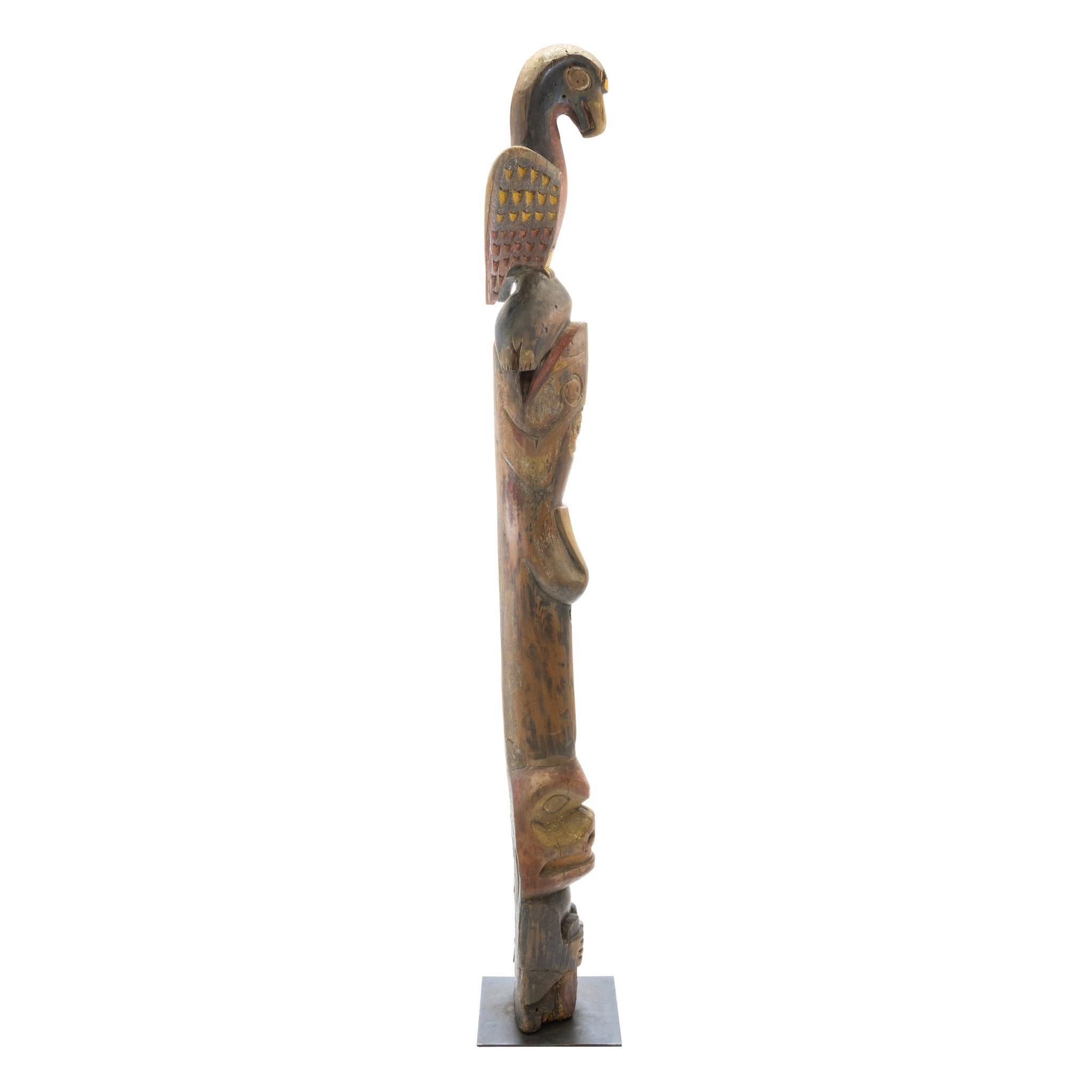 Amérindien Totem Nuu-chah-nulth en vente