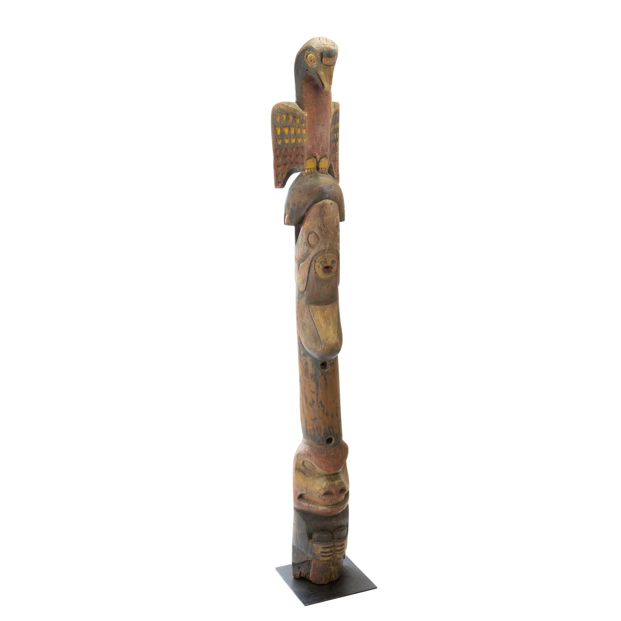 Bois Totem Nuu-chah-nulth en vente