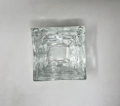 Nuutajärvi Arktis Bowl Small by Björn Weckström, Scandinavian Modern Art Glass