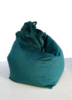 Nuvia, modern bean bag seat  in velvet