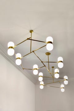 Nuvol Chandelier 10 Lamps by Contain