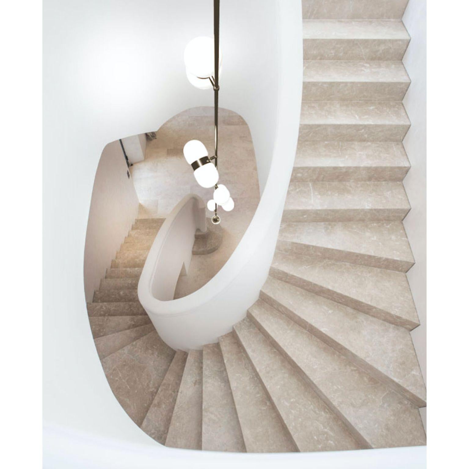 Post-Modern Nuvol Chandelier Hilo Vertical by Contain For Sale