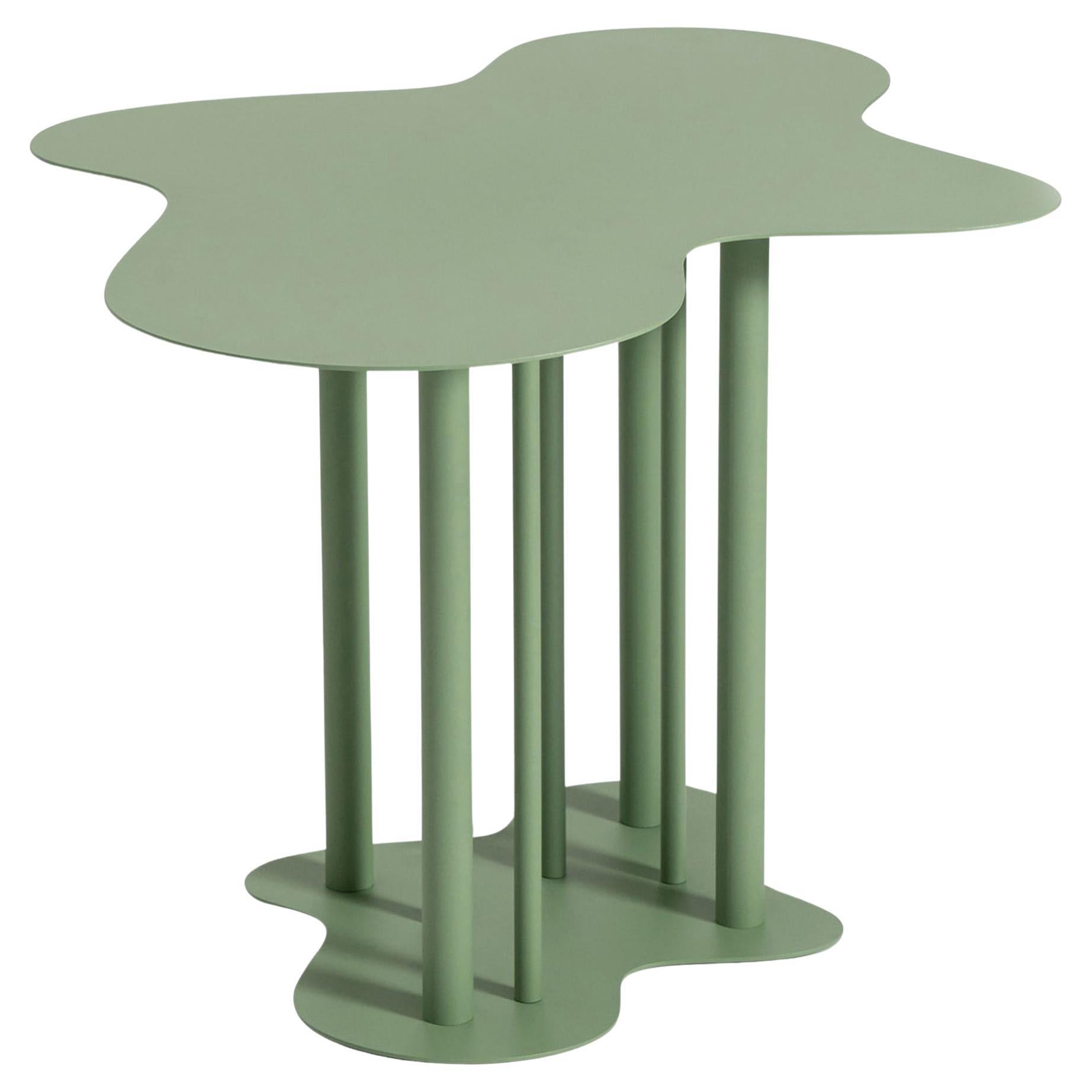 Nuvola 03 Pale Green Side Table by Mario Cucinella For Sale