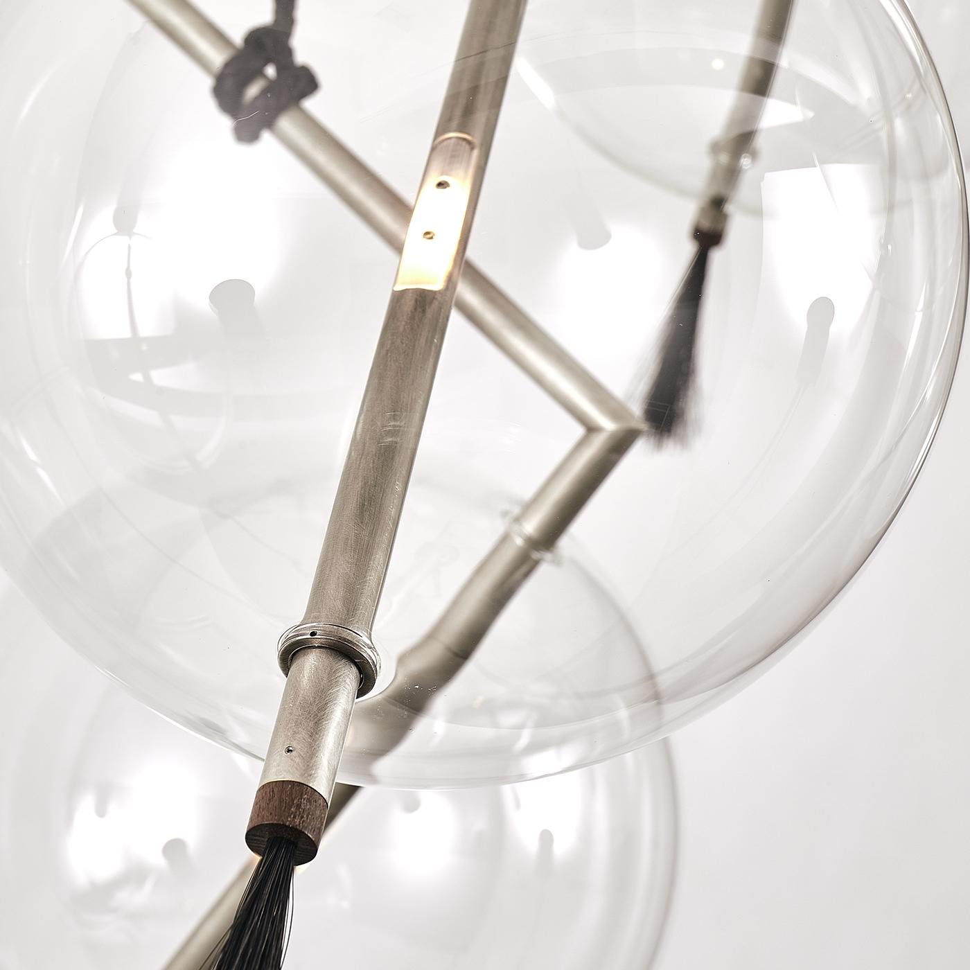 XXI secolo e contemporaneo Lampadari a 5 luci Nuvola in vendita