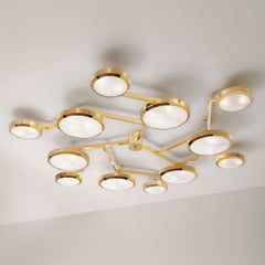 Nuvola Ceiling Light by Gaspare Asaro-Polished Brass Finish