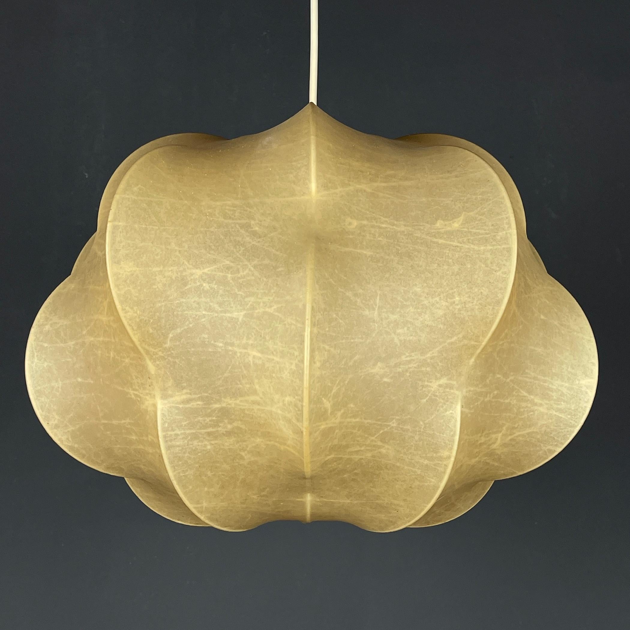 Italian Nuvola Cocoon Chandelier by Tobia Scarpa for Flos, Italy 1962 For Sale