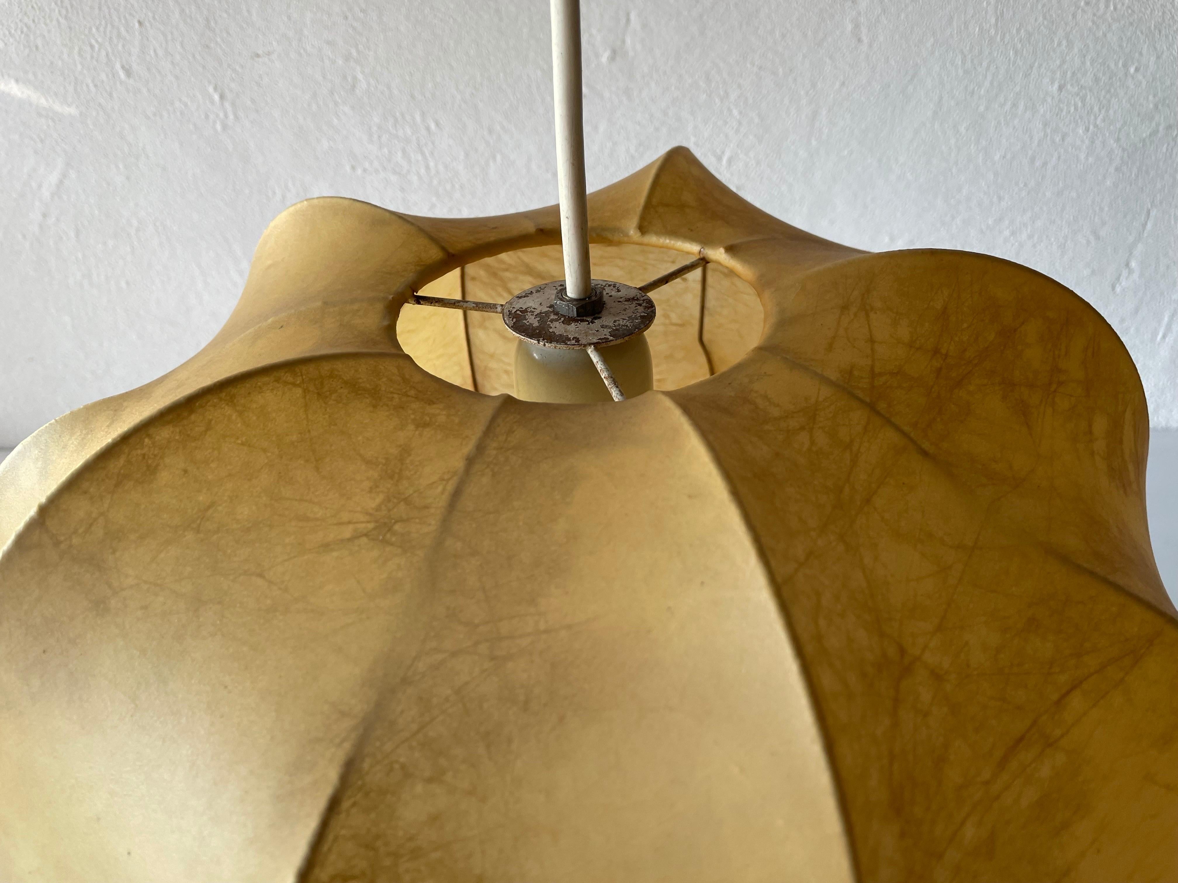Mid-Century Modern Nuvola Model Cocoon Suspension Lamp by Tobia Scarpa for Flos, 1960s, Italy