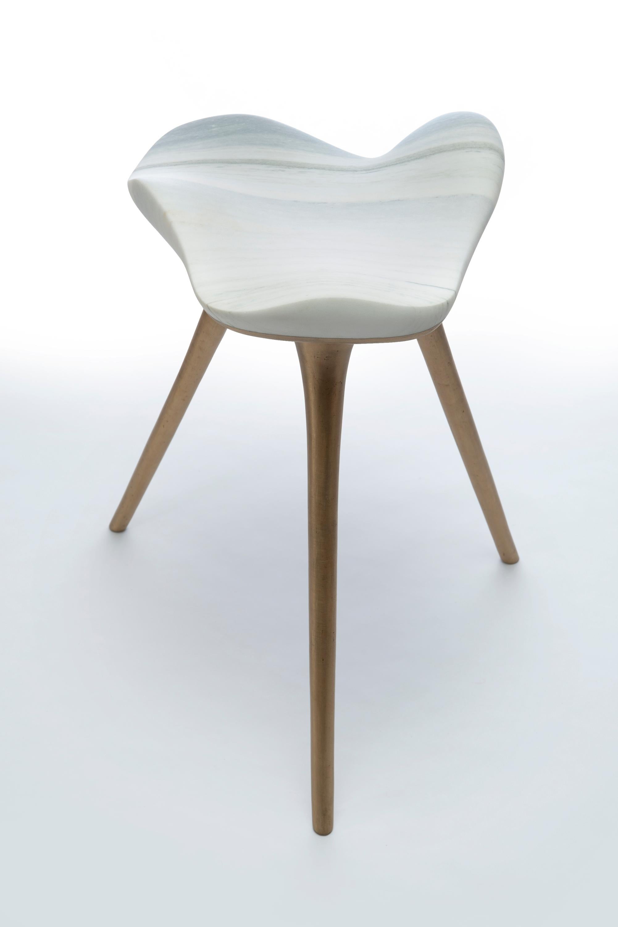 Bronze Nuvola Stool For Sale