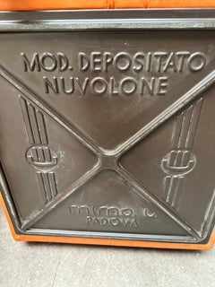 Poltrone "Nuvolone" in pelle cognac di Rino Maturi per Mimo Padova, anni '70