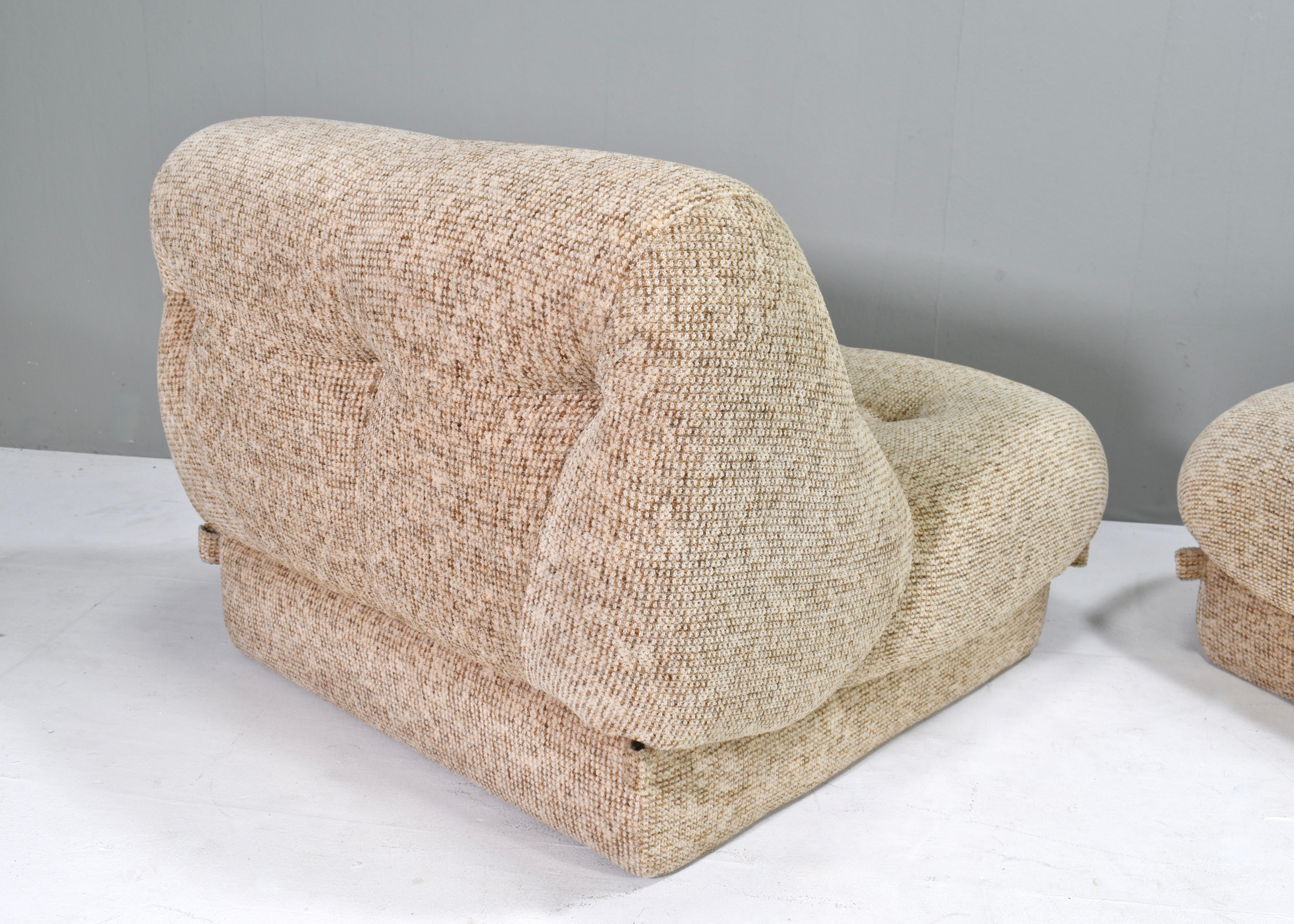 Fine XX secolo Nuvolone Lounge Chair di Rino Maturi per Mimo Padova - Italia, circa 1970