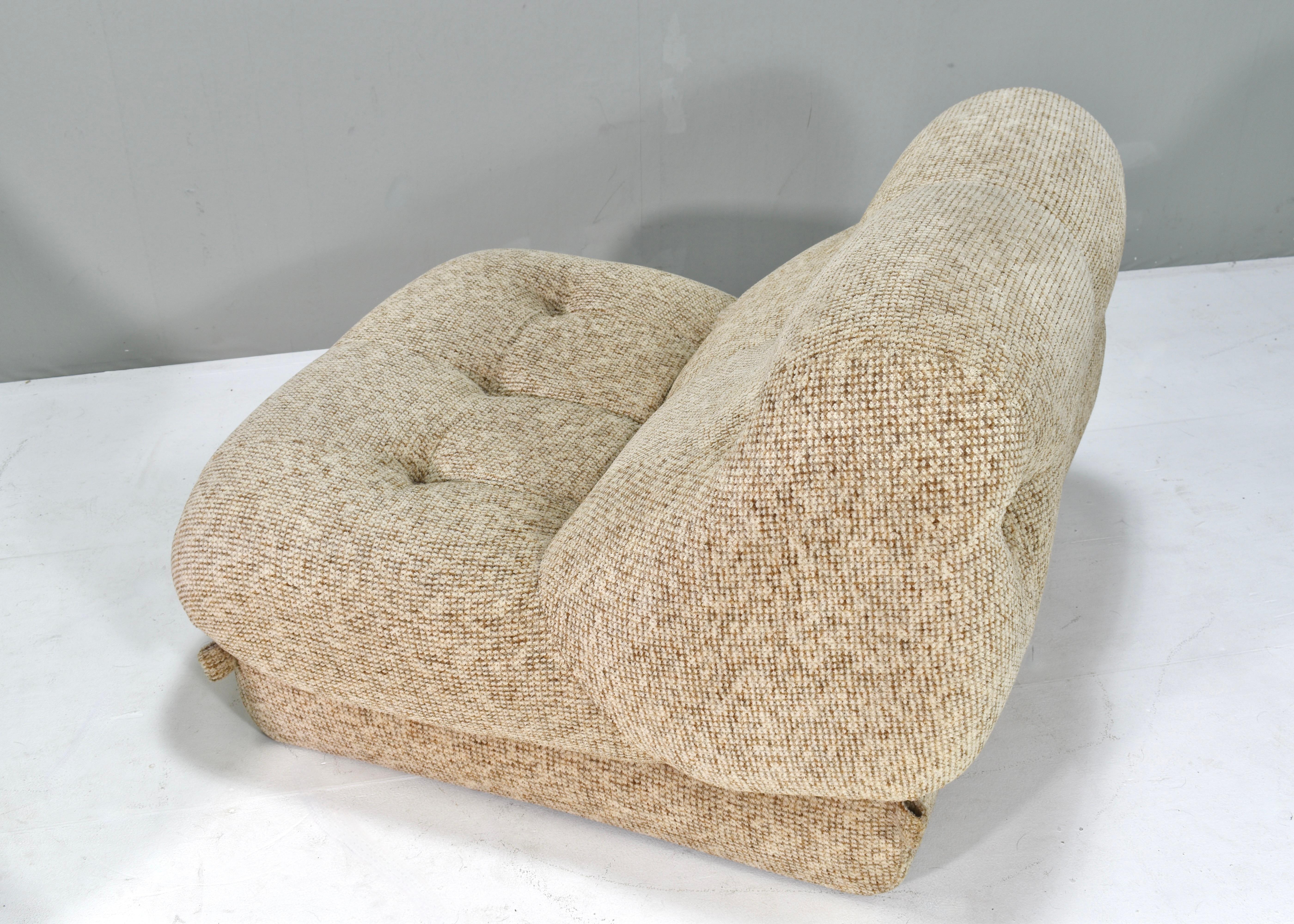 Lana Nuvolone Lounge Chair di Rino Maturi per Mimo Padova - Italia, circa 1970