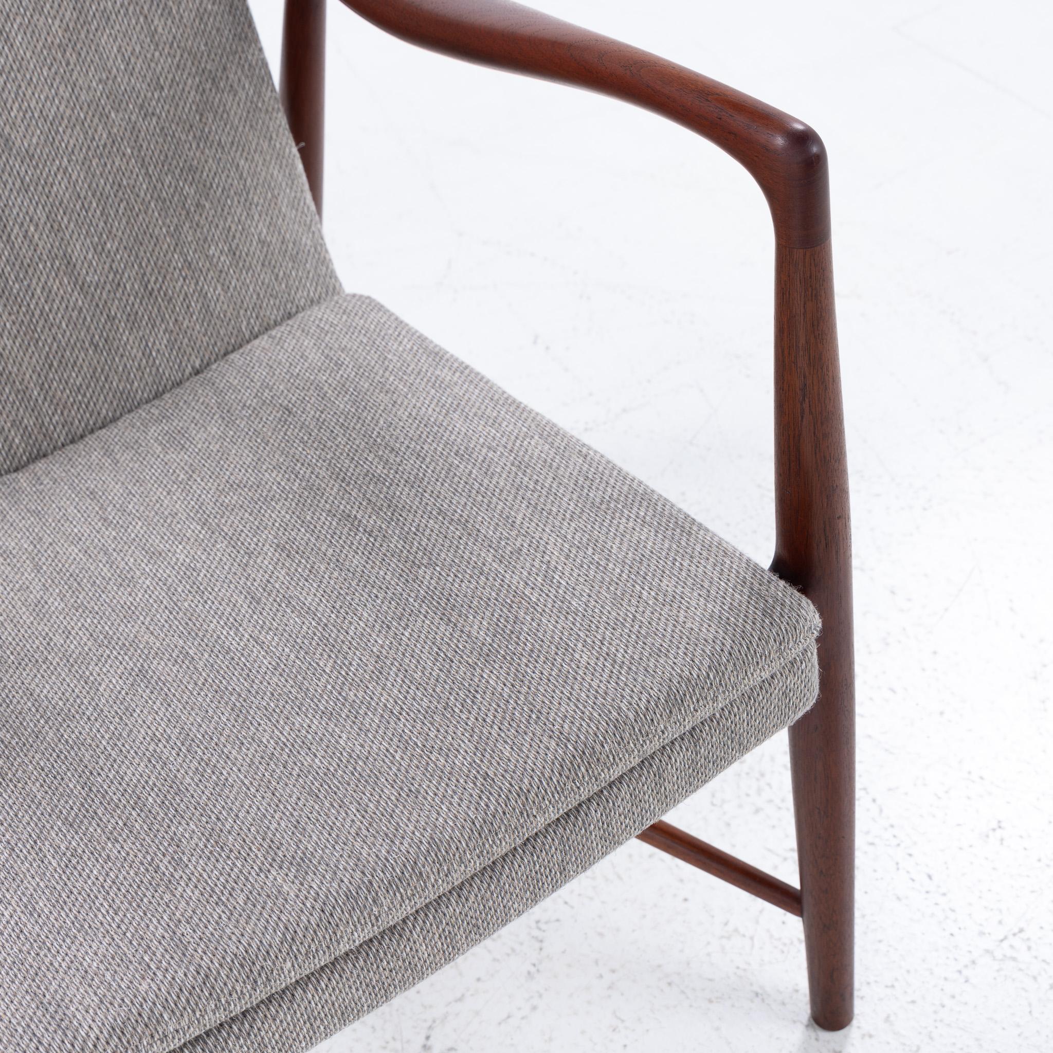 20th Century NV 45 - Rare easy chair in solid teak by Finn Juhl