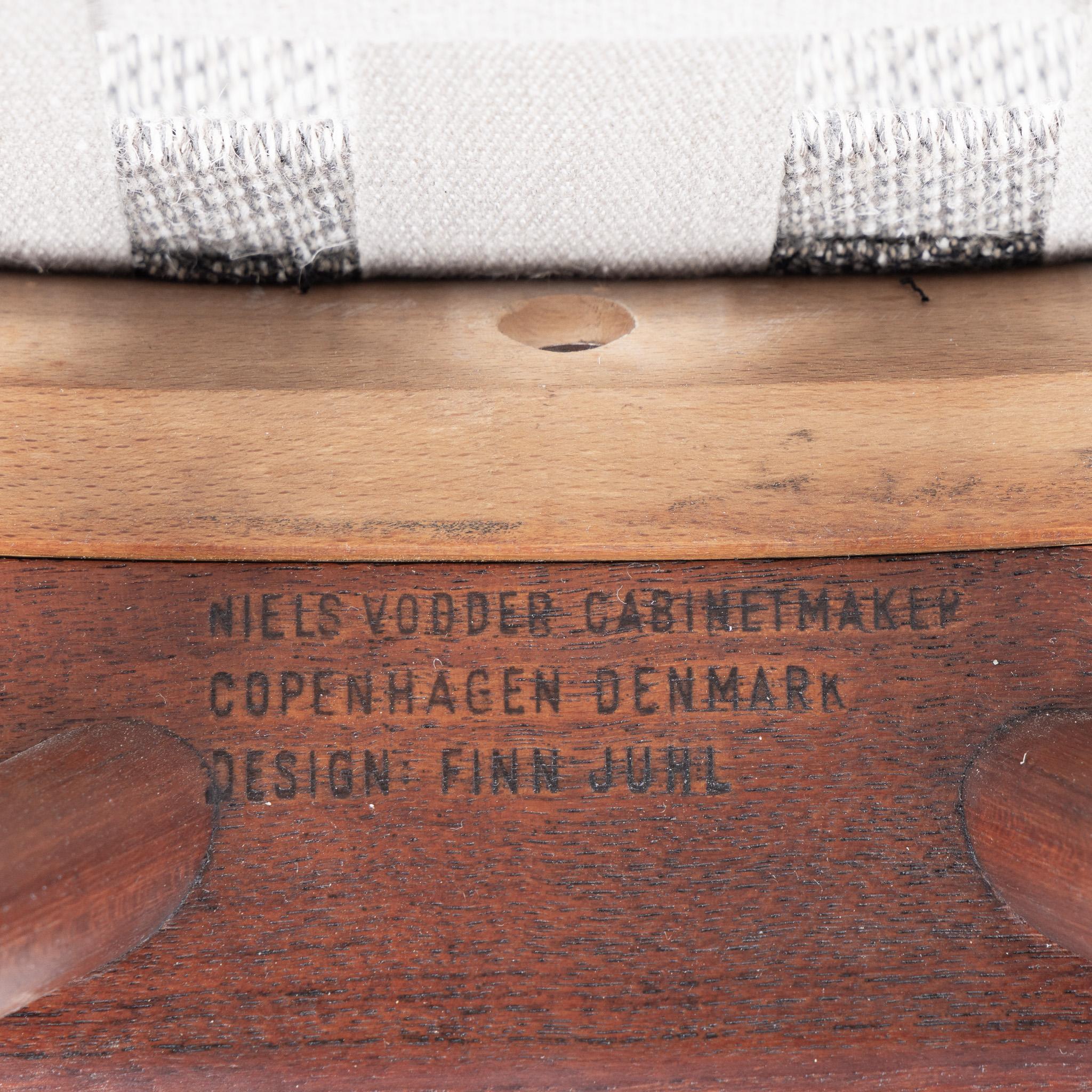 NV 45 - Rare easy chair in solid teak by Finn Juhl 1