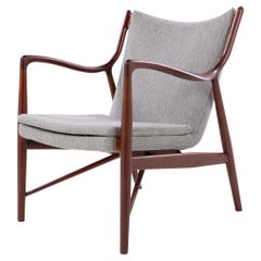 NV 45 - Rare easy chair in solid teak by Finn Juhl