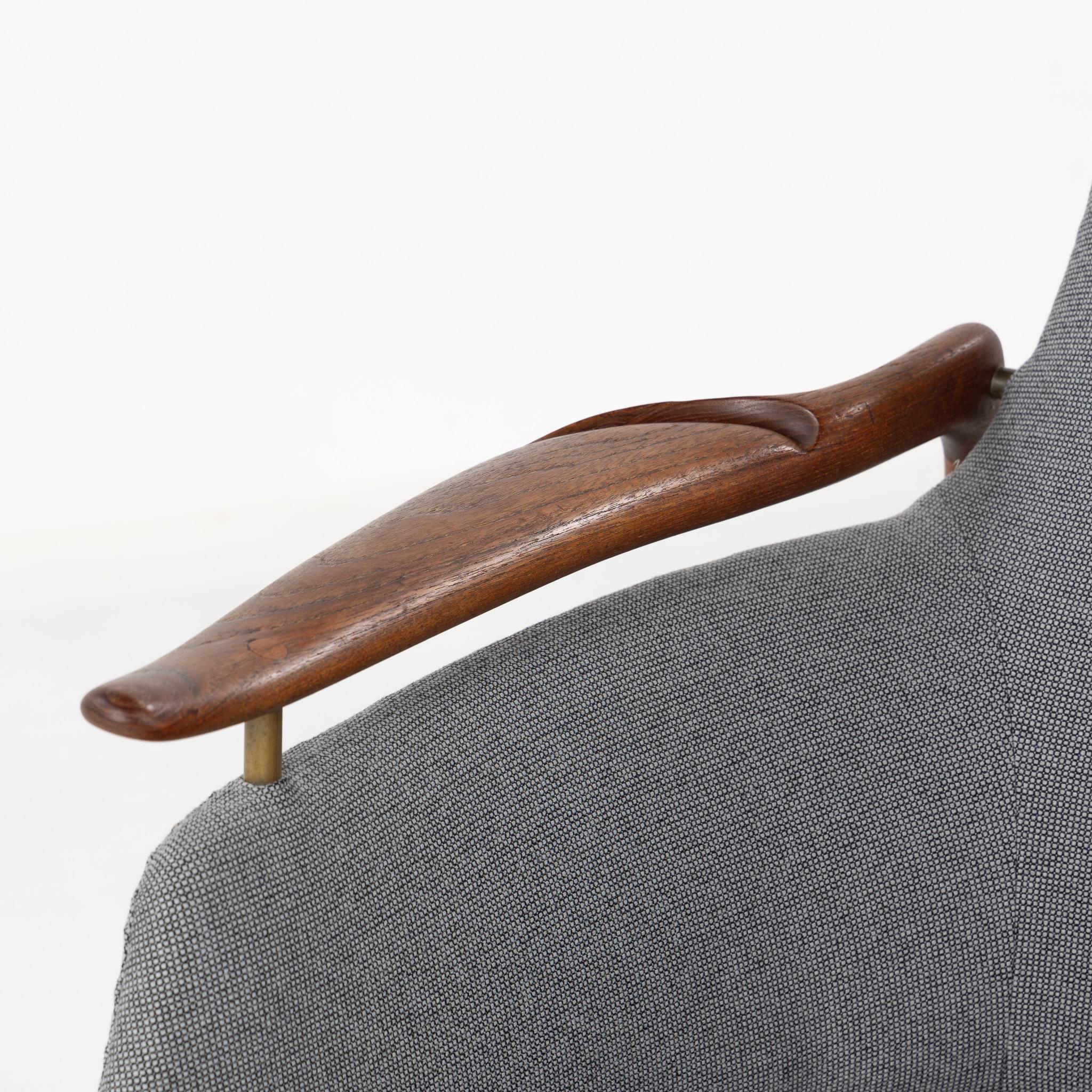 Danish NV 53 Easy chair in solid teak by Finn Juhl, 1953