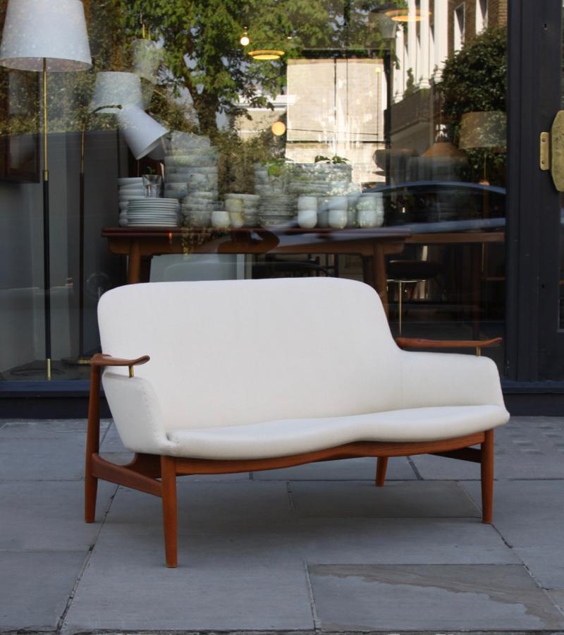 Scandinavian Modern NV53 Two Seater Sofa by Finn Juhl