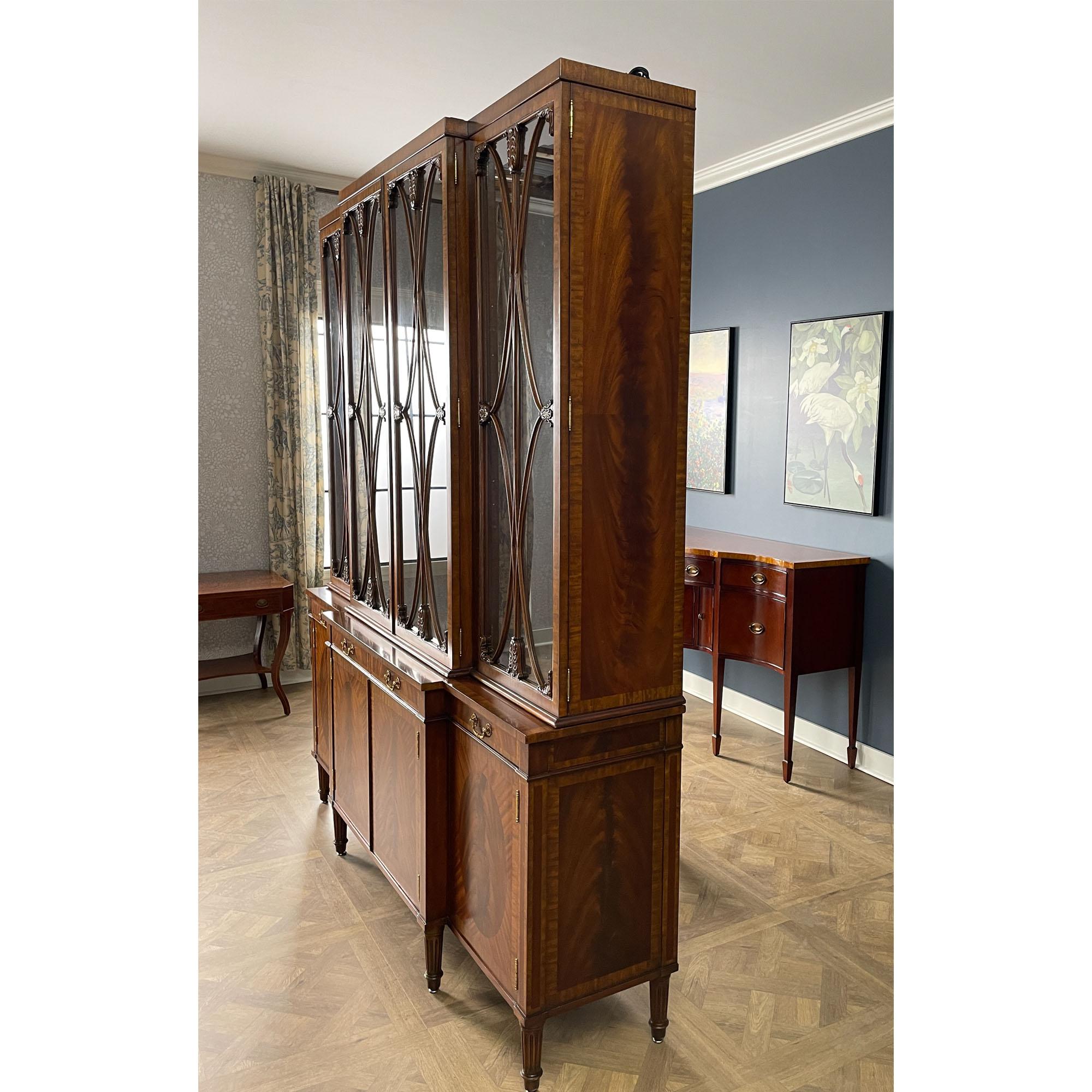 NVIN0451 Vintage Oak Globe Wernicke Bookcase For Sale 9