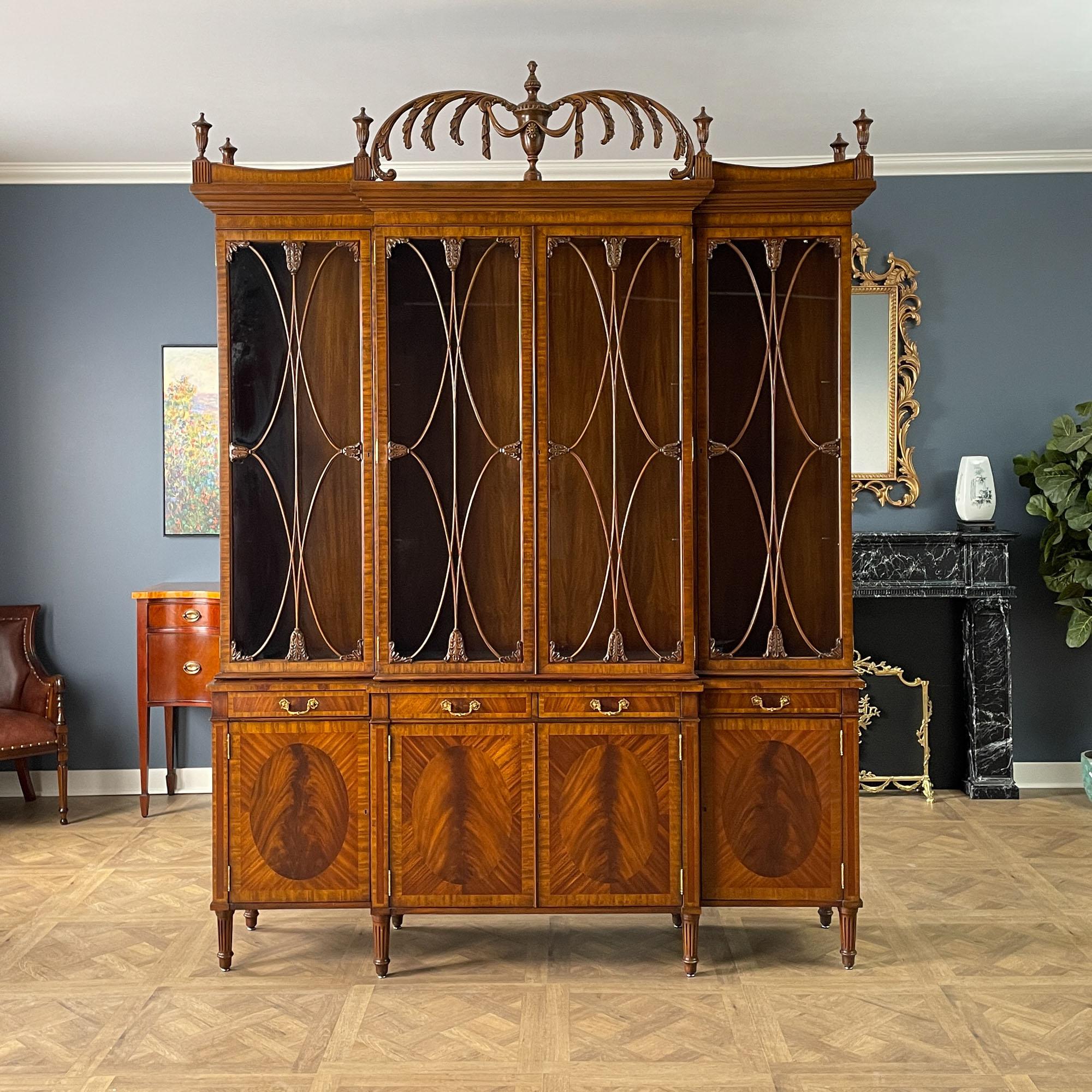 Renaissance NVIN0451 Vintage Oak Globe Wernicke Bookcase For Sale