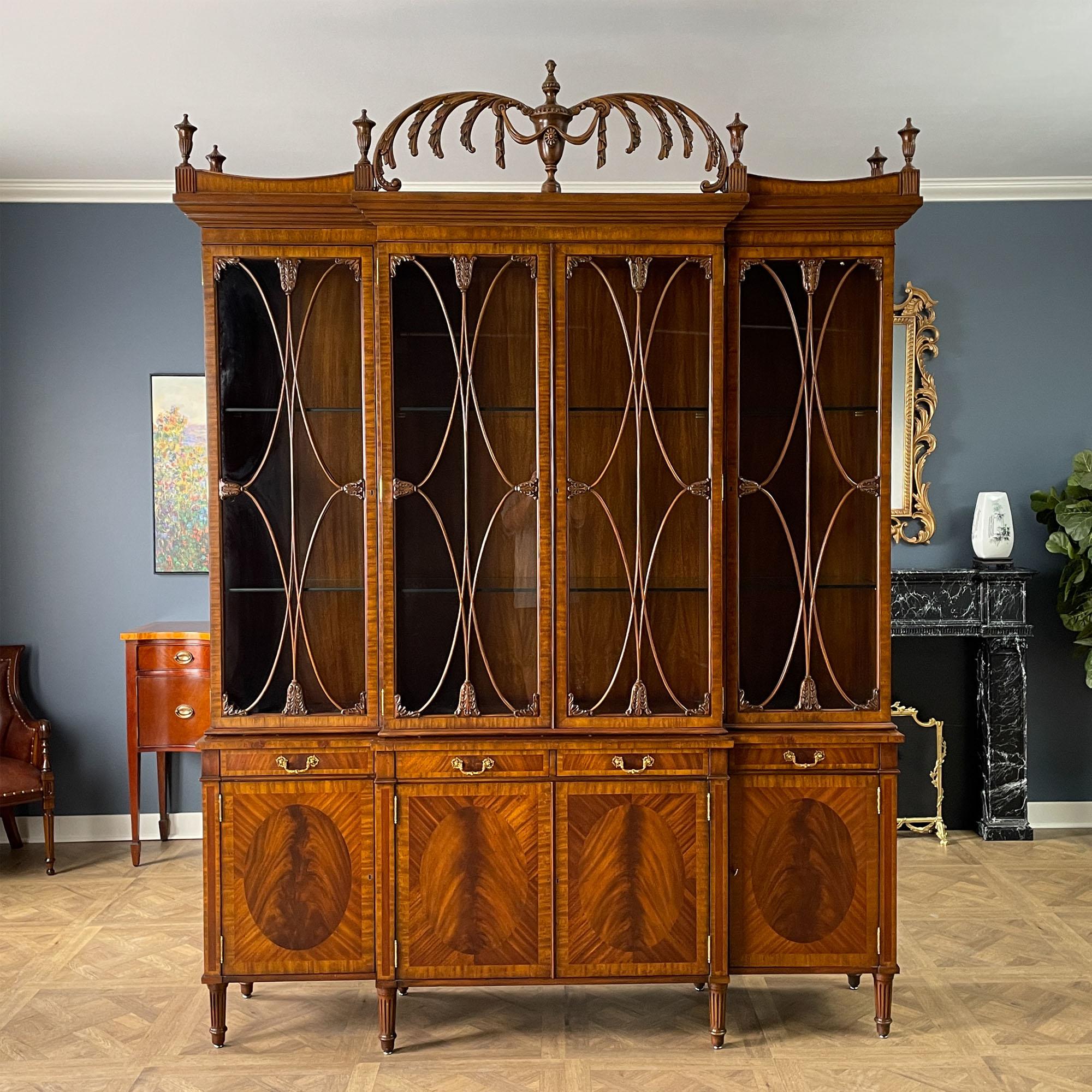 North American NVIN0451 Vintage Oak Globe Wernicke Bookcase For Sale