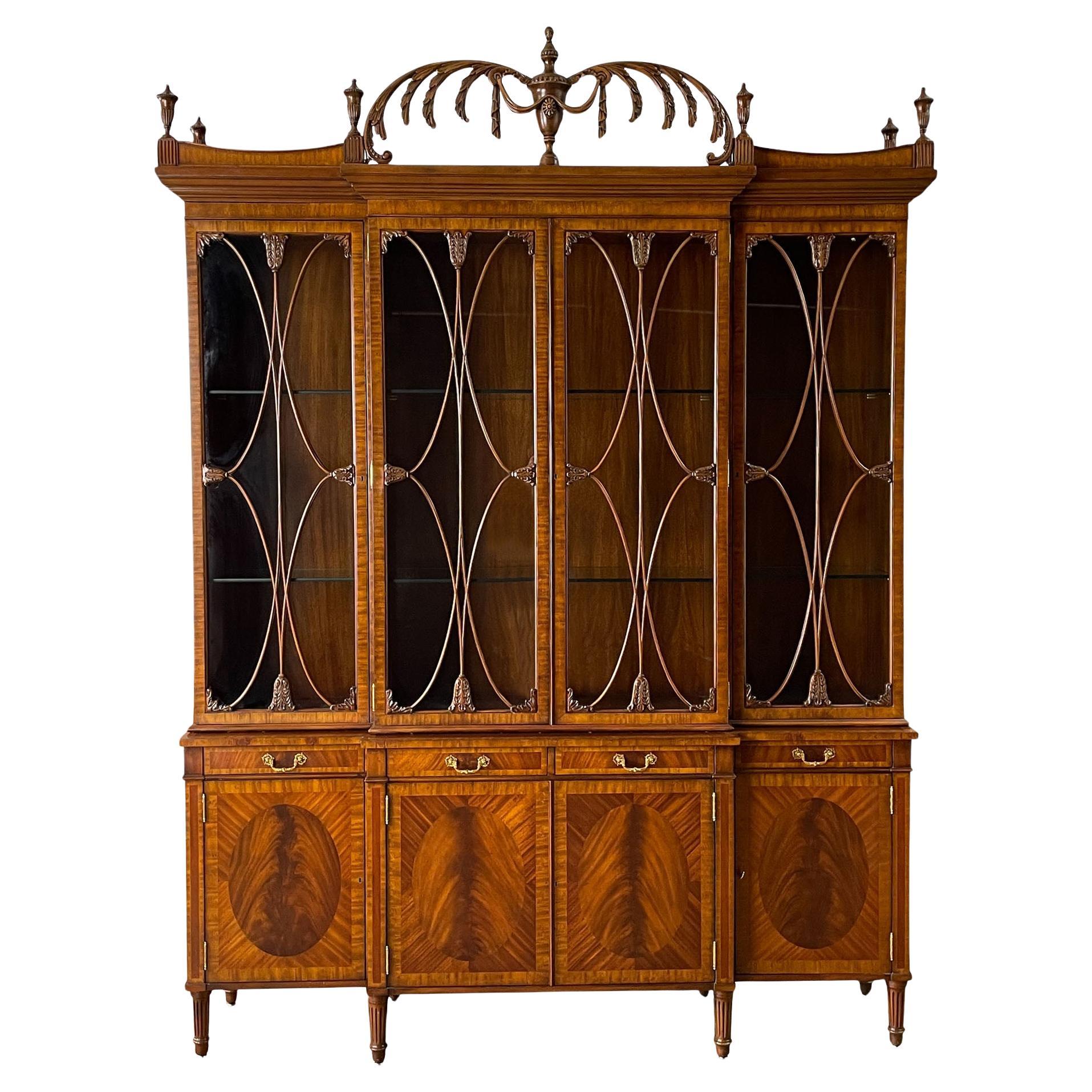 NVIN0451 Vintage Oak Globe Wernicke Bookcase