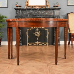 NVIN0501 Vintage Inlaid Mahogany Game Table