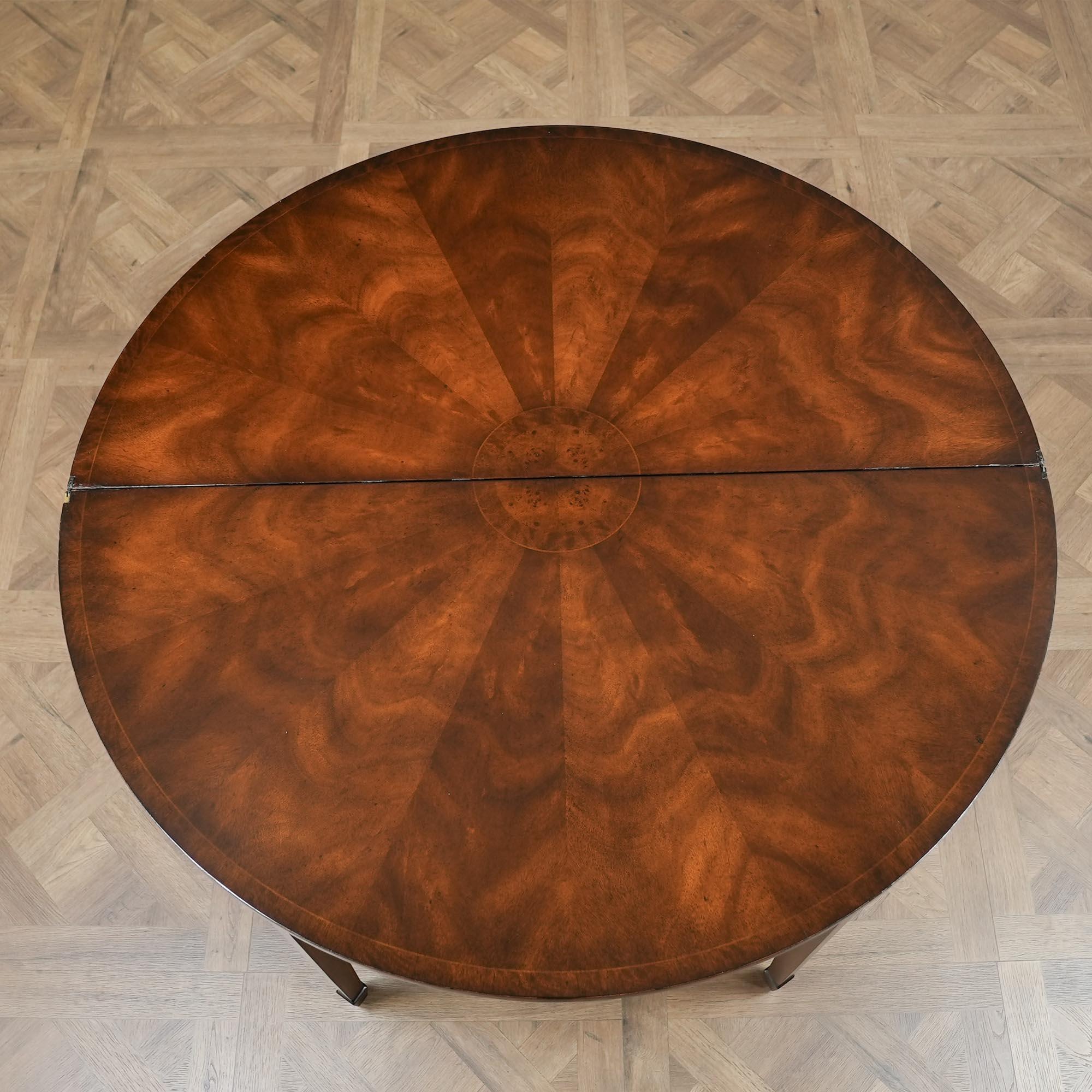 NVIN0501 Mesa de juego vintage de caoba con incrustaciones en Bueno estado para la venta en Annville, PA