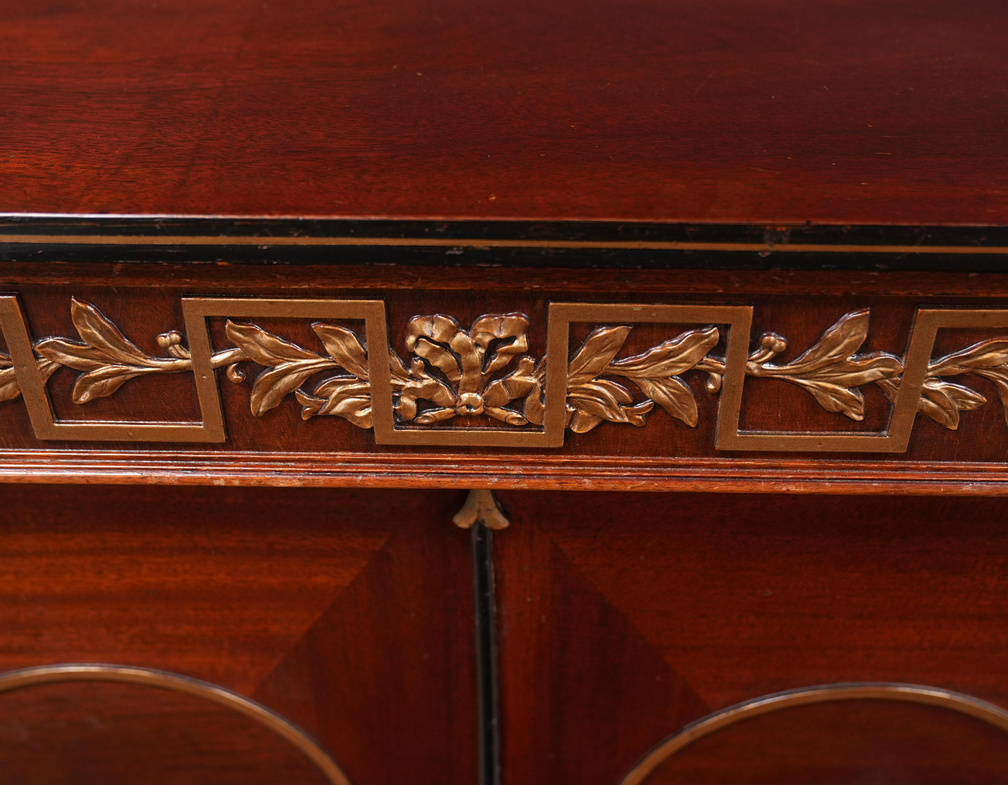 Acajou Enfilade vintage de style Regency NVIN0508 en vente