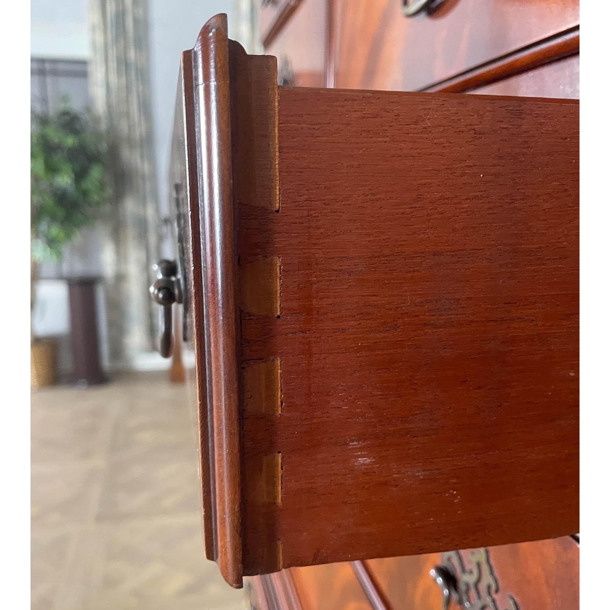 NVIN0509 Vintage Mahogany High Chest For Sale 2