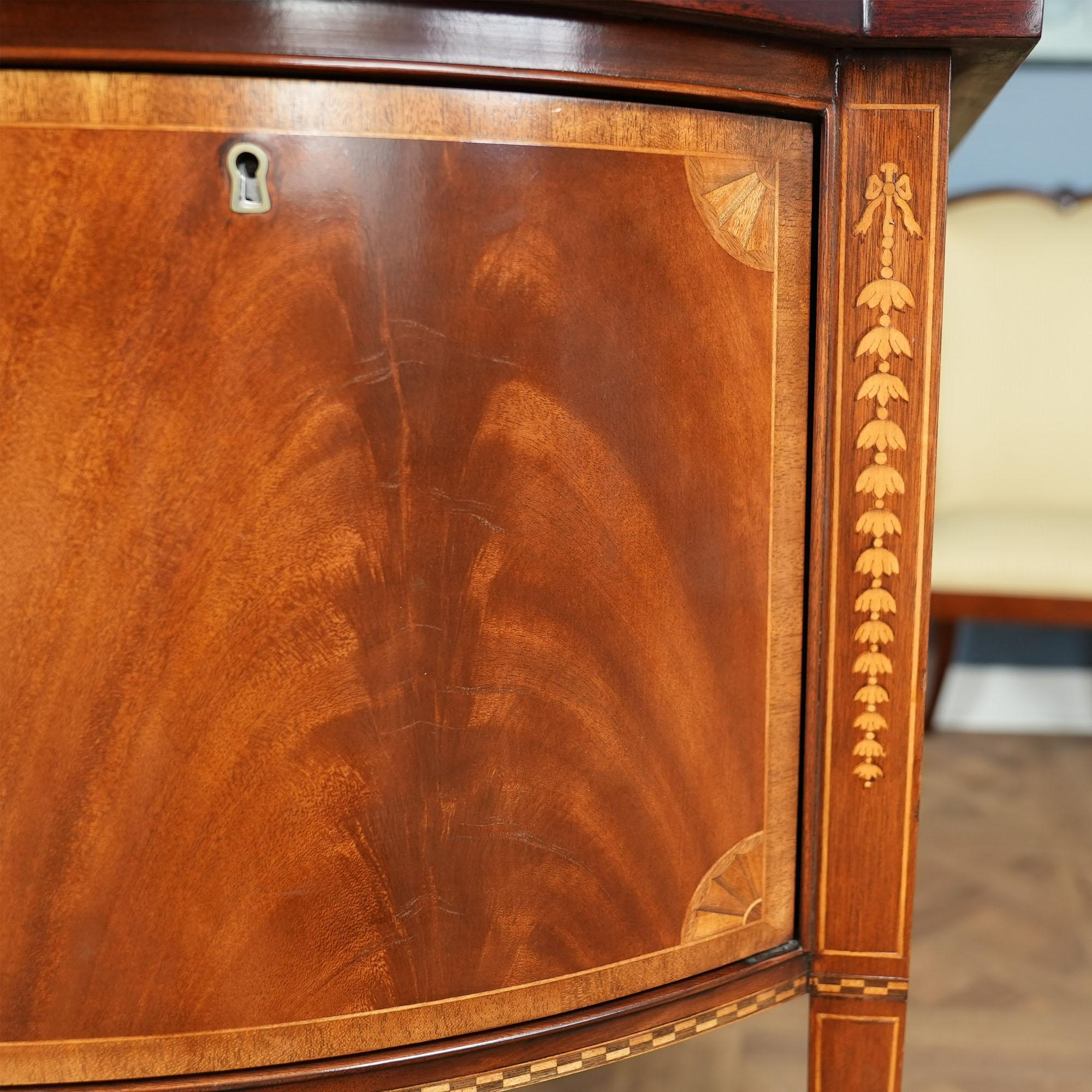 NVIN0512 Councill Vintage Inlaid Mahogany Sideboard For Sale 6