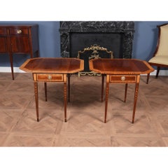NVIN0513 PAIR Vintage COUNCILL Pembroke Tables