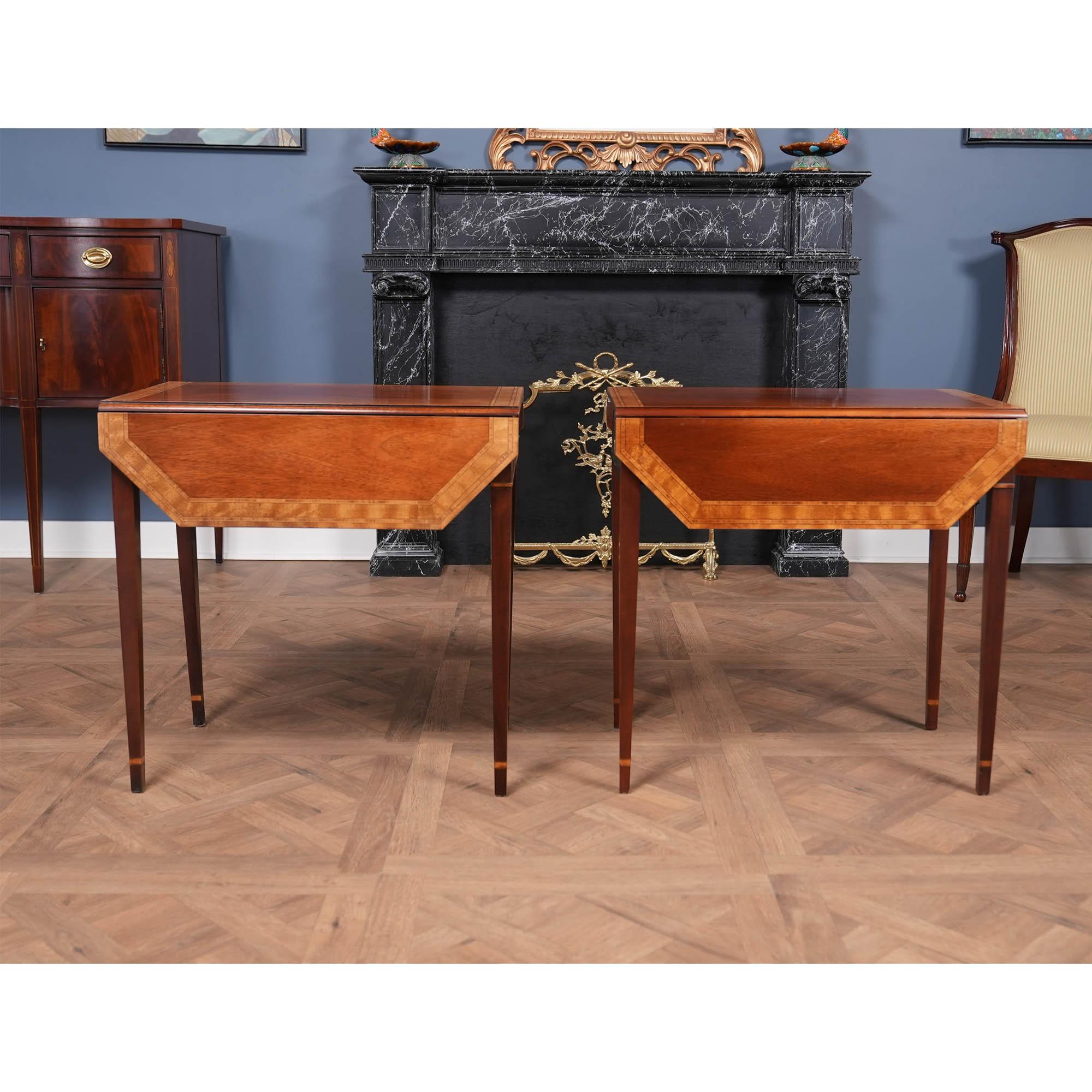 NVIN0513 PAIR Vintage COUNCILL Pembroke Tables For Sale 1