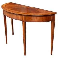 NVIN0516 Baker Inlaid Mahogany Console Table