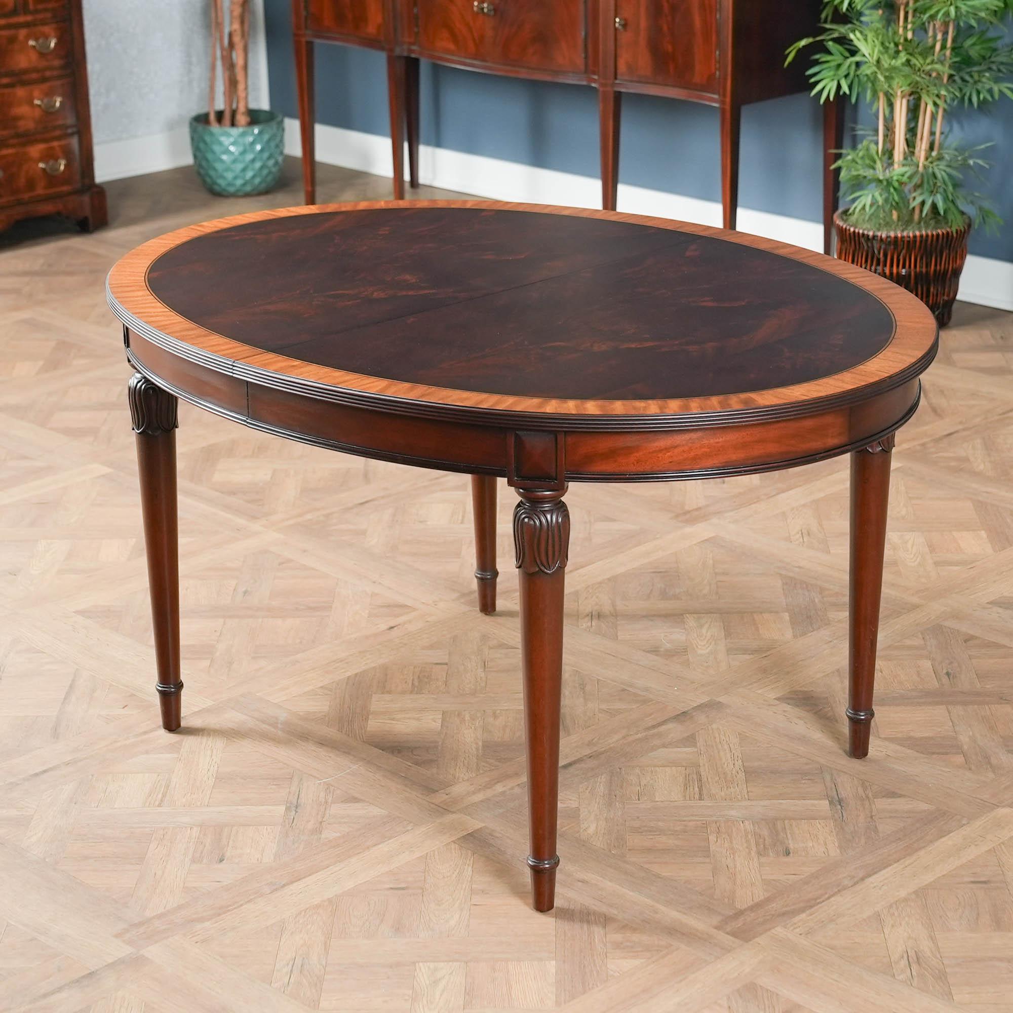 NVIN0523 Table de salle à manger ovale Vintage Millender en vente 3