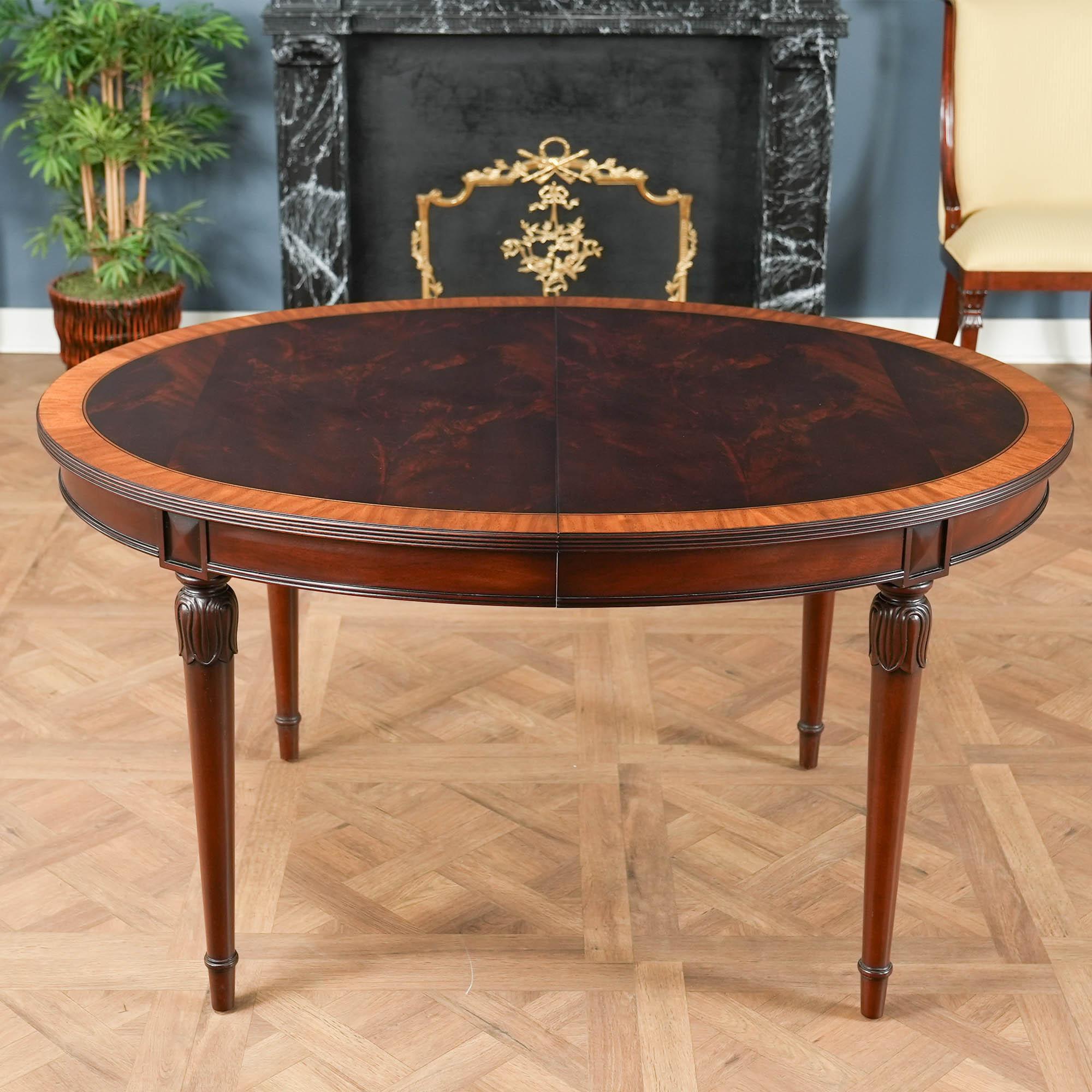 NVIN0523 Table de salle à manger ovale Vintage Millender en vente 1