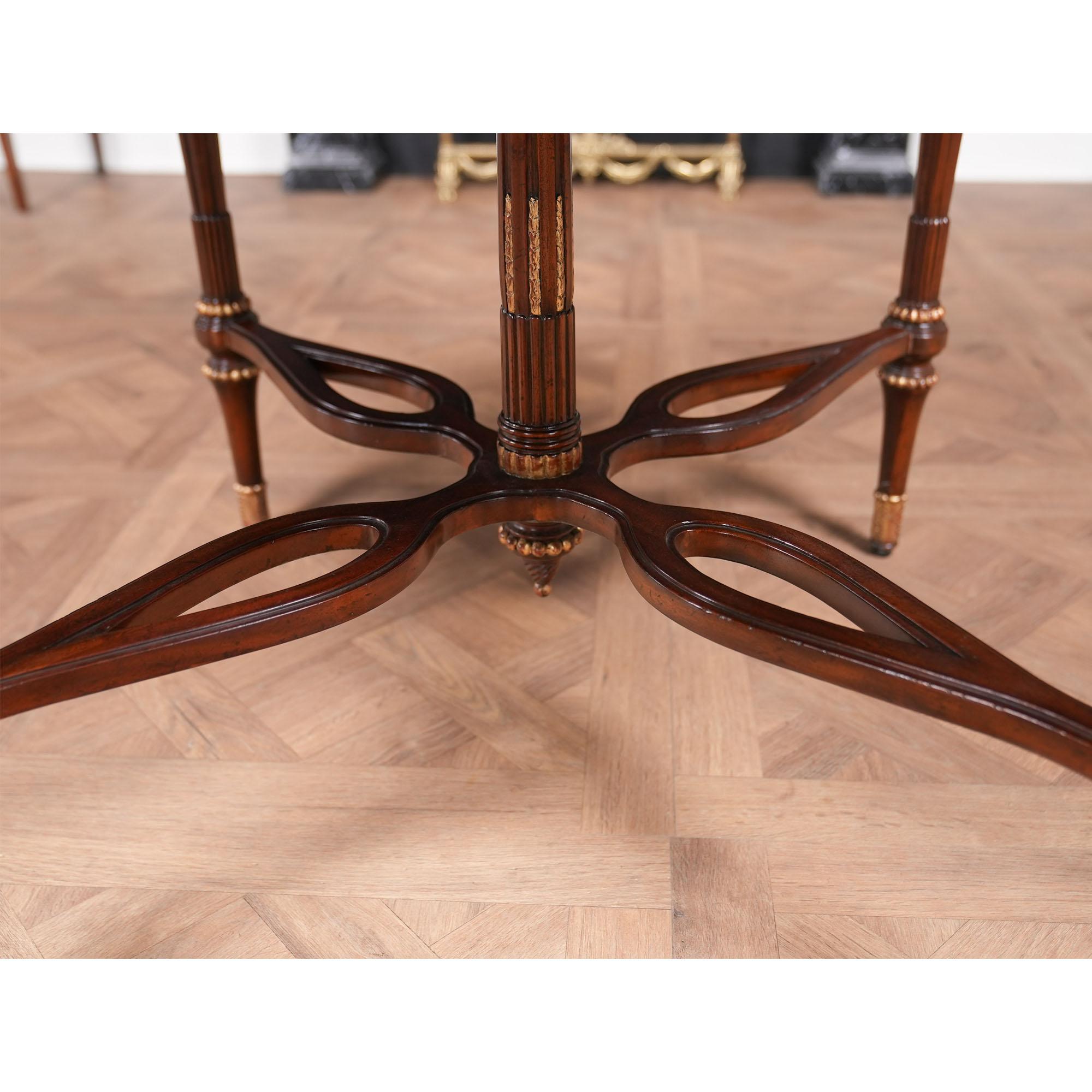 NVIN0526 Vintage Marble Top Center Table For Sale 1