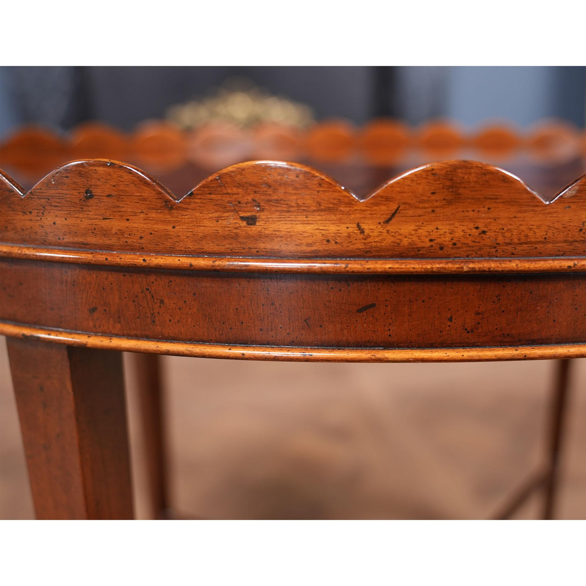 NVIN0527 Vintage Baker Serving Table For Sale 4