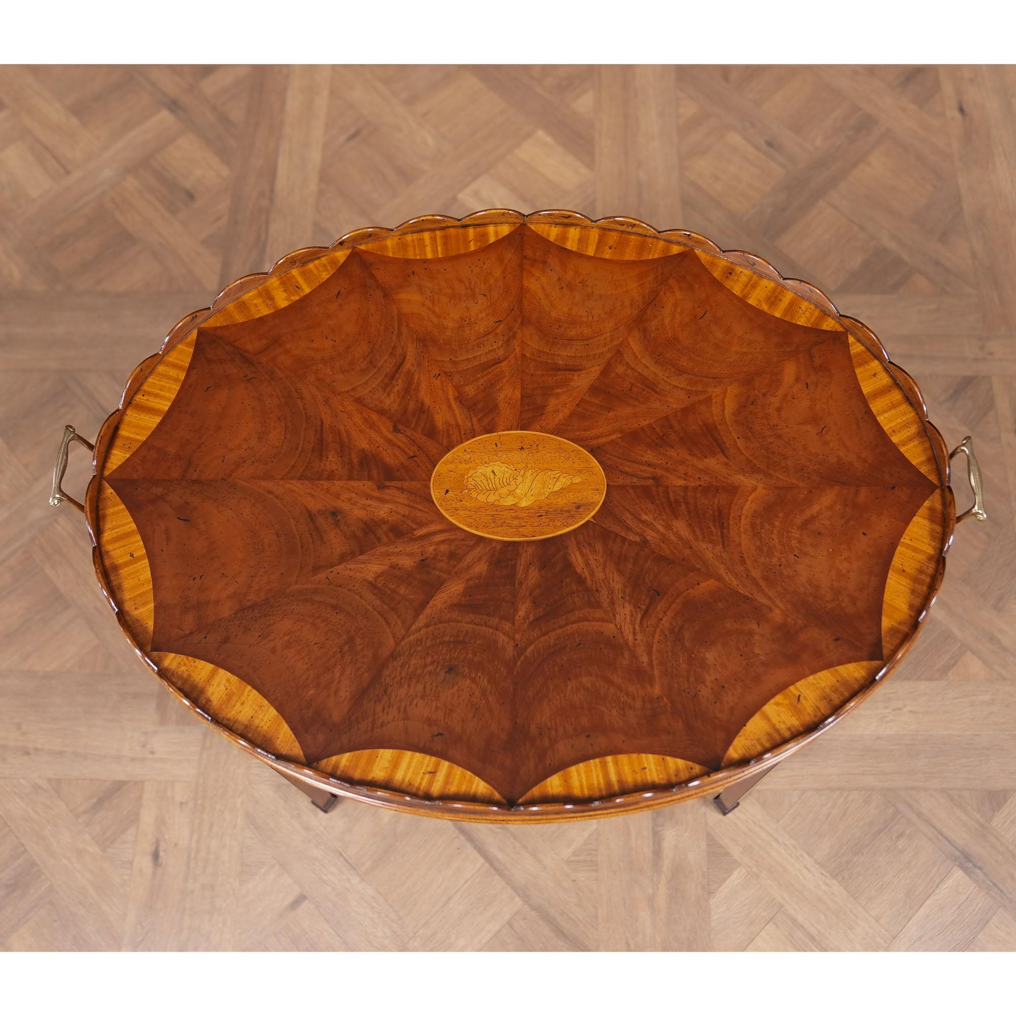 NVIN0527 Vintage Baker Serving Table In Good Condition For Sale In Annville, PA