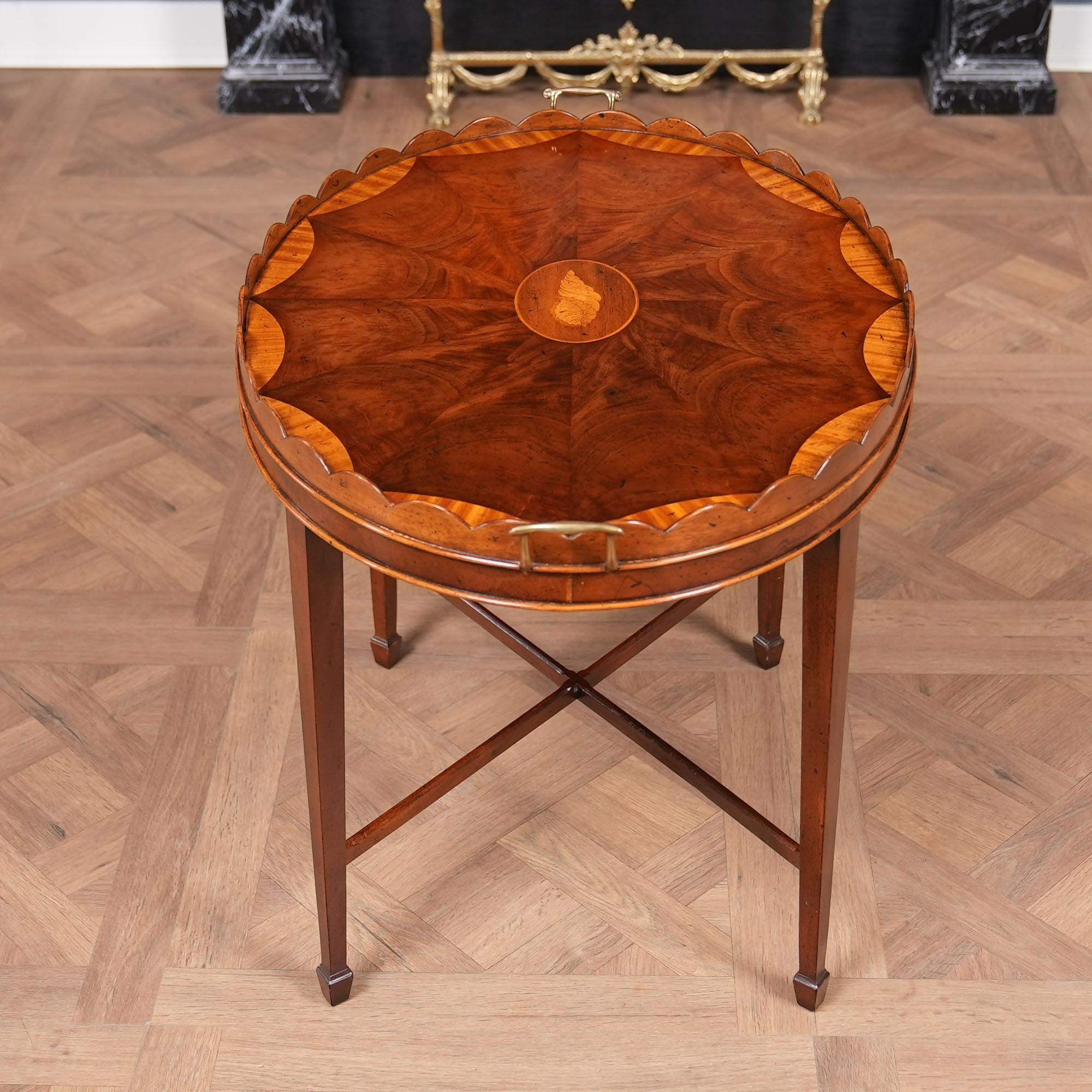 NVIN0527 Vintage Baker Serving Table For Sale 1