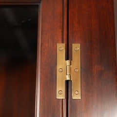 NVIN0529 Vintage Henkel Harris Mahogany Corner Closet