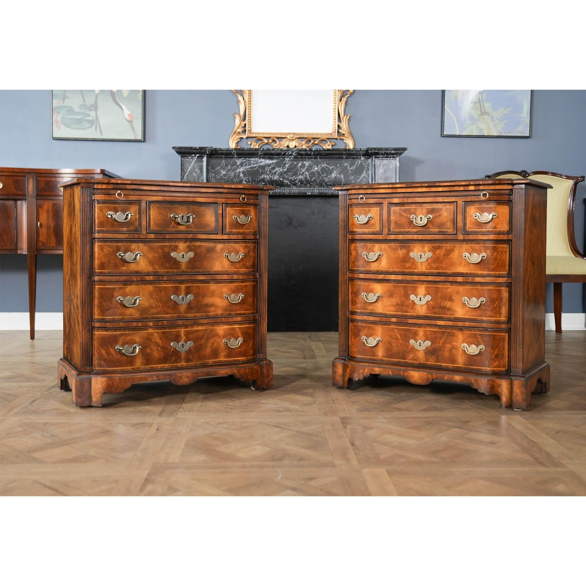 NVIN0531 PAIR Vintage Theodore Alexander Gentleman’s Chests For Sale 8